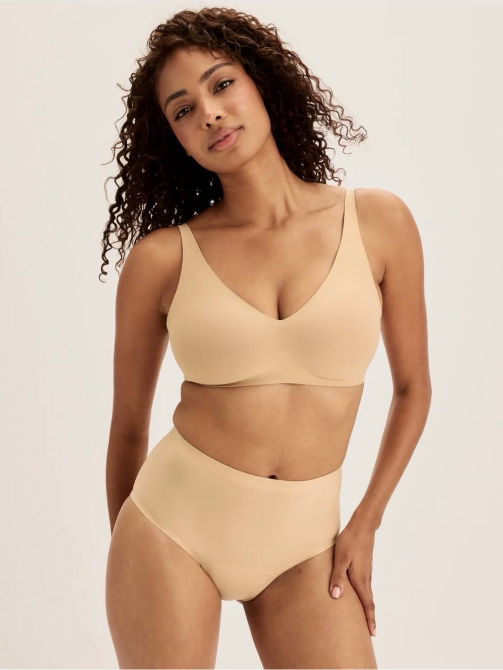 Knix Period Underwear, Super Leakproof No-Show High Rise, NWT, Warm Sand XL